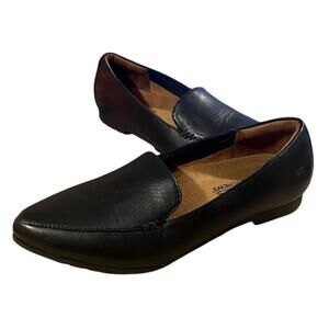 Shoes For Crews Womens 6 Work Loafer Black Leather Non Slip Comfort Shoes